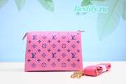 Louis Vuitton PM Pochette Coussin Pink and Blue  - 3