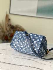 Louis Vuitton Speedy Bandouliere Blue M59609 25CM - 2