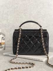 Chanel 23K Crossbody Bag Black with Silver Hardware - 2