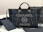 Chanel Shopping Bag Black 38CM - 3