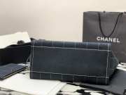 Chanel Shopping Bag Black 38CM - 4