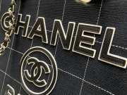 Chanel Shopping Bag Black 38CM - 5