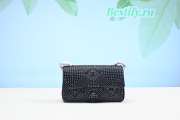 Chanel Classic Flap Bag Black A01112 20CM - 1