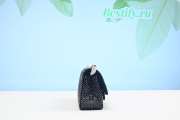 Chanel Classic Flap Bag Black A01112 20CM - 6