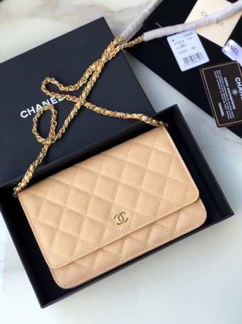 Chanel WOC Beige Bag 19CM