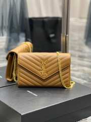 YSL Envelope Bag with Gold Hardware 22.5CM - 1