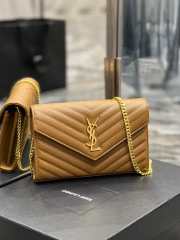 YSL Envelope Bag with Gold Hardware 22.5CM - 5