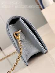 Louis Vuitton Monogram Wallet On Chain in Blue 20CM M83233 - 5