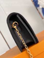 Louis Vuitton Monogram Wallet On Chain in Black 20CM M83233 - 2