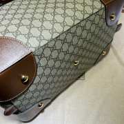 Gucci Large Duffle Bag with Interlocking G in Brown - 5