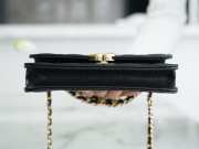 Chanel 22k Mini WOC Bag 17CM Black - 4