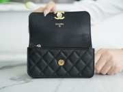 Chanel 22k Mini WOC Bag 17CM Black - 6