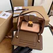 Gucci GG Supreme Monogram Mini Clasp Bag Beige Brown - 5