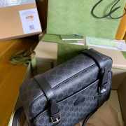 Gucci Messenger Bag Black GG Canvas 28CM - 4