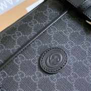 Gucci Messenger Bag Black GG Canvas 28CM - 2