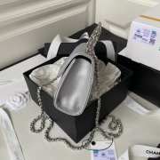 Chanel Handbag In Silver 15CM AP3237 - 6