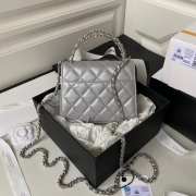 Chanel Handbag In Silver 15CM AP3237 - 3