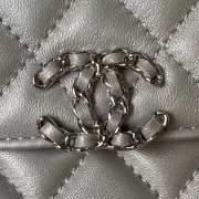 Chanel Handbag In Silver 15CM AP3237 - 2