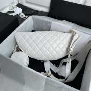 Chanel Waist Bumbag in White 34CM - 3