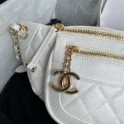 Chanel Waist Bumbag in White 34CM - 6