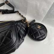 Chanel Waist Bumbag in Black 34CM - 4