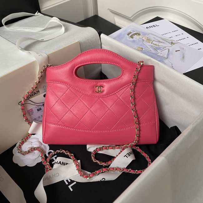 Chanel Mini 31 Bag in Pink 20.5CM - 1