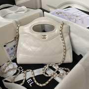 Chanel Mini 31 Bag in White 20.5CM - 1