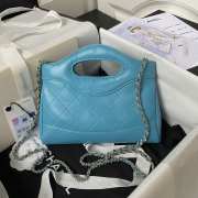 Chanel Mini 31 Bag in Blue 20.5CM - 6