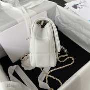 Chanel Should Bag White 17CM AS3330 - 5