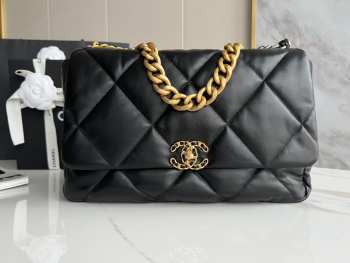 Chanel 19 Maxi Bag Black 36CM