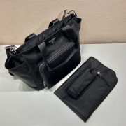 Prada Black Re-nylon Diaper Bag 35CM - 3