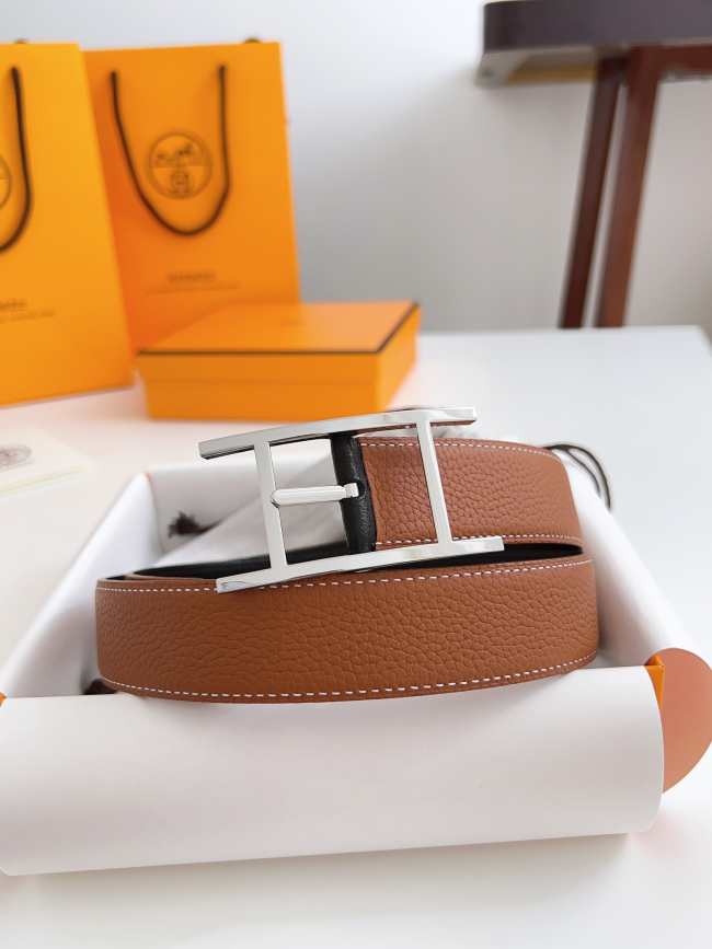 Hermes Quentin Reversible Belt 32MM - 1