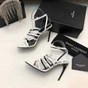 YSL Sandal Heels White - 2