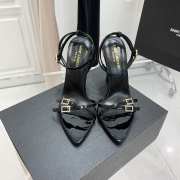 YSL Sandal Heels Black 001 - 5