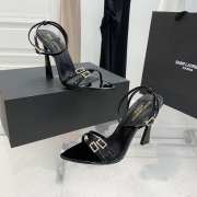 YSL Sandal Heels Black 001 - 6