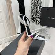 YSL Sandal Heels White 001 - 2