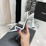 YSL Sandal Heels White 001 - 4