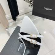 YSL Sandal Heels White 001 - 5