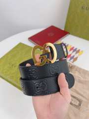 Gucci GG Belts Gold & Silver 4cm 01  - 4