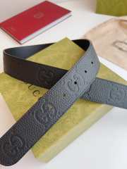 Gucci GG Belts Silver Black 05 - 3