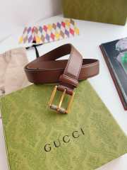 Gucci GG Leather Belts 3CM 06 - 1