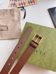 Gucci GG Leather Belts 3CM 06 - 6