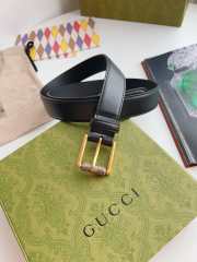 Gucci GG Leather Belts 3CM 06 - 3