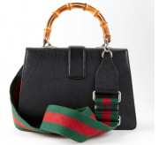 Gucci Dionysus Leather Top Handle Bag Black - 2