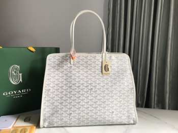 Goyard Hardy PM Bag White 40CM