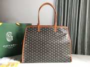 Goyard Hardy PM Bag Black & Tan 40CM - 1