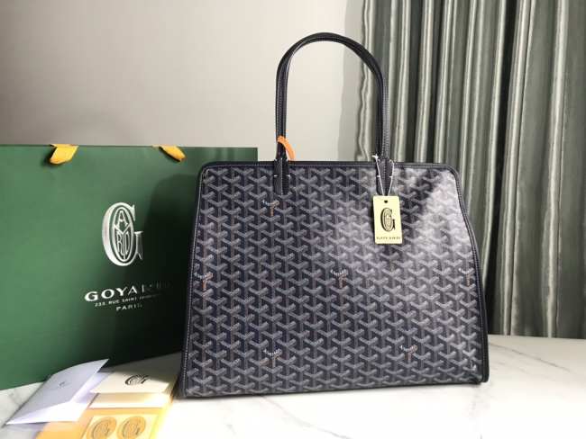 Goyard Hardy PM Bag Navy Blue 40CM - 1