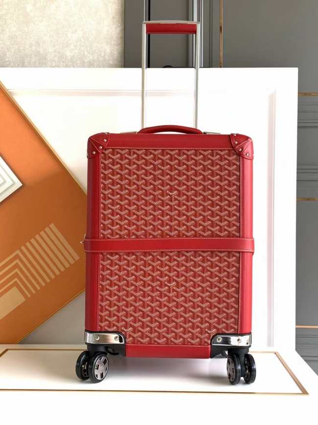 Goyard Bourget PM Trolley Case Red 50CM - 1