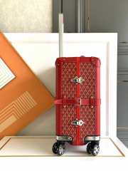 Goyard Bourget PM Trolley Case Red 50CM - 6