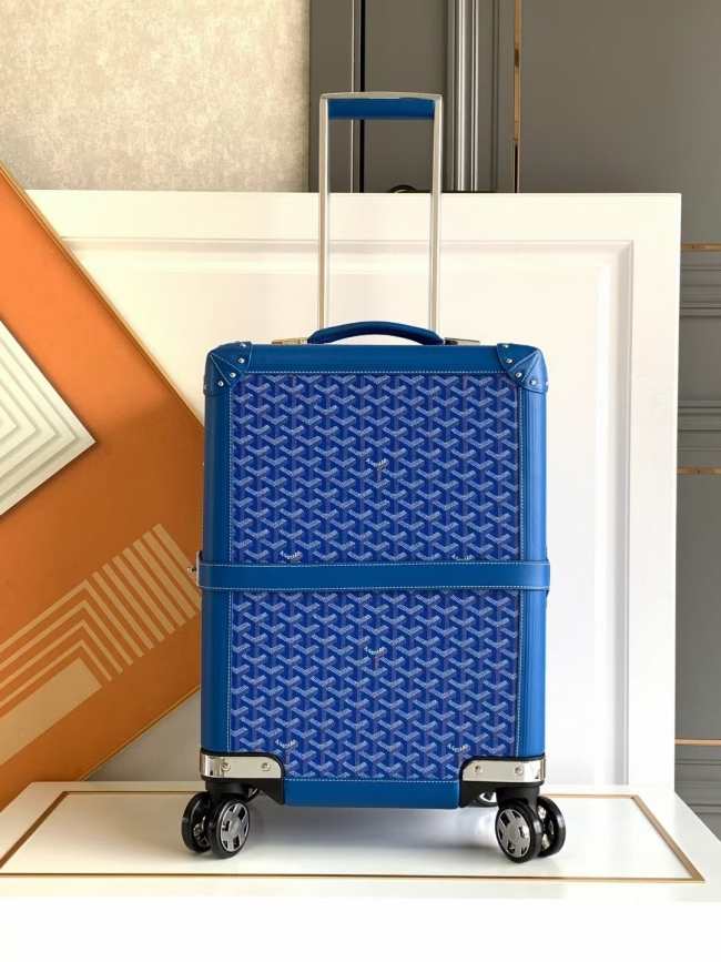 Goyard Bourget PM Trolley Case Sky Blue 50CM - 1